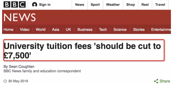 英国政府拟降低大学学费！2021—2022学年起学费有望降至£7,500/年