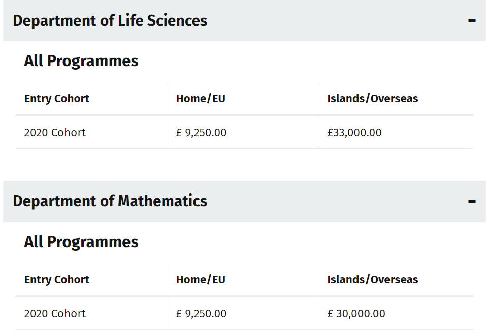 英国留学G5，哪个学费最贵？